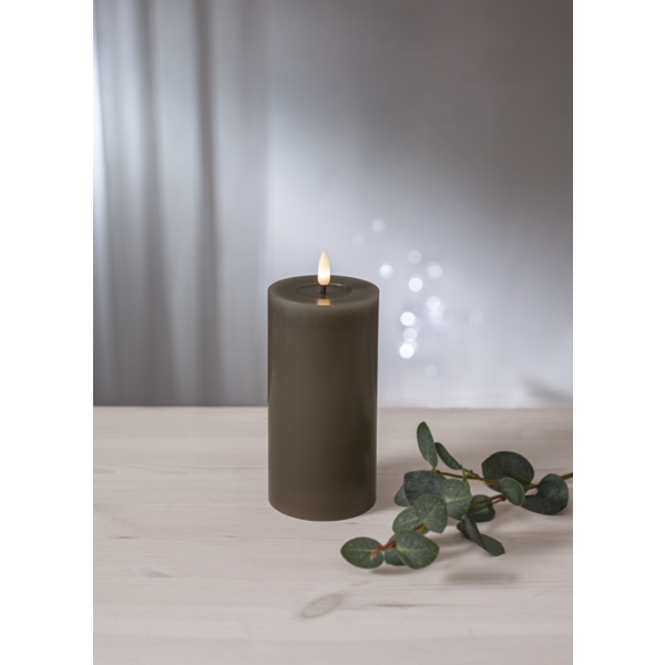 LED Blockljus Flamme Flow Mullvad 17,5 cm