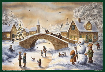 ADVENTSKALENDER - VINTERLANDSKAP