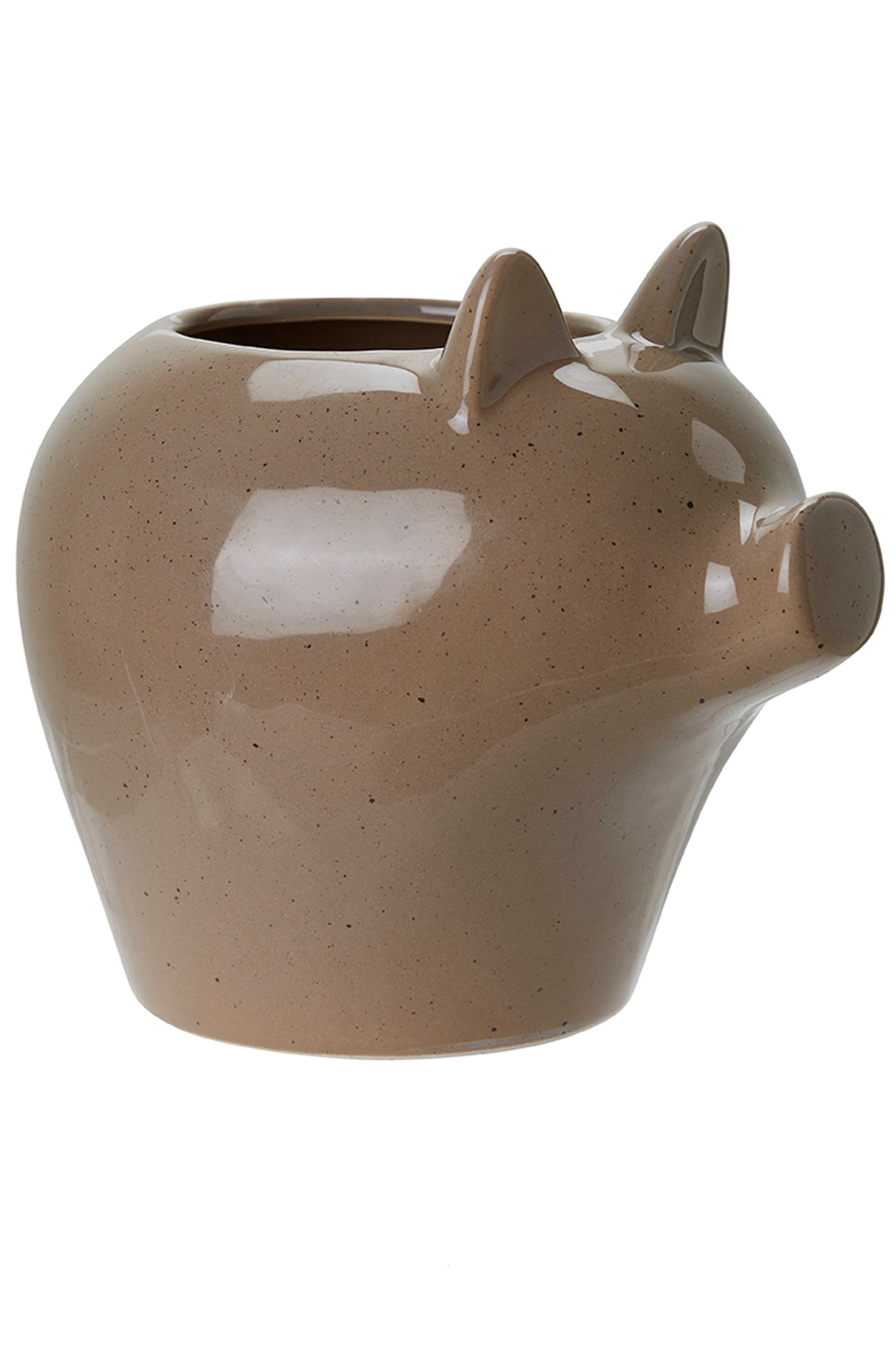 Kruka - Gris - Vas - Brun/Beige - Melerad - 17x14x15 cm - 3