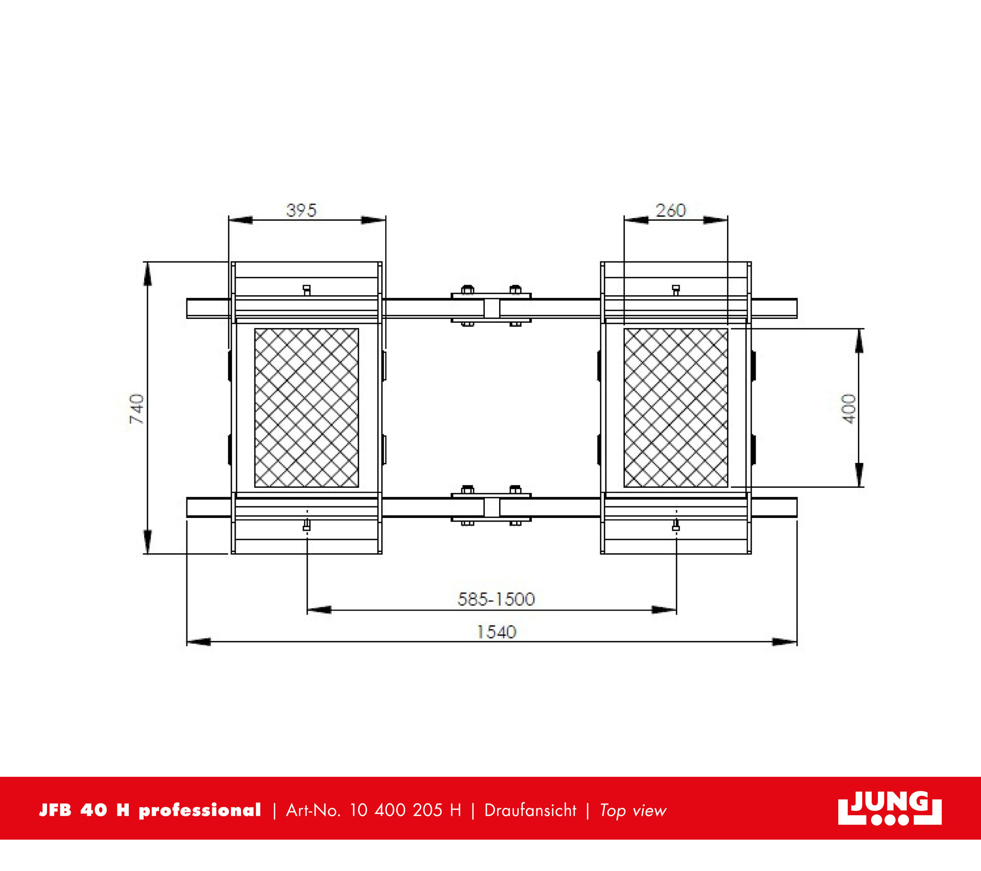 Maskinskridsko JFB 40 H - 5