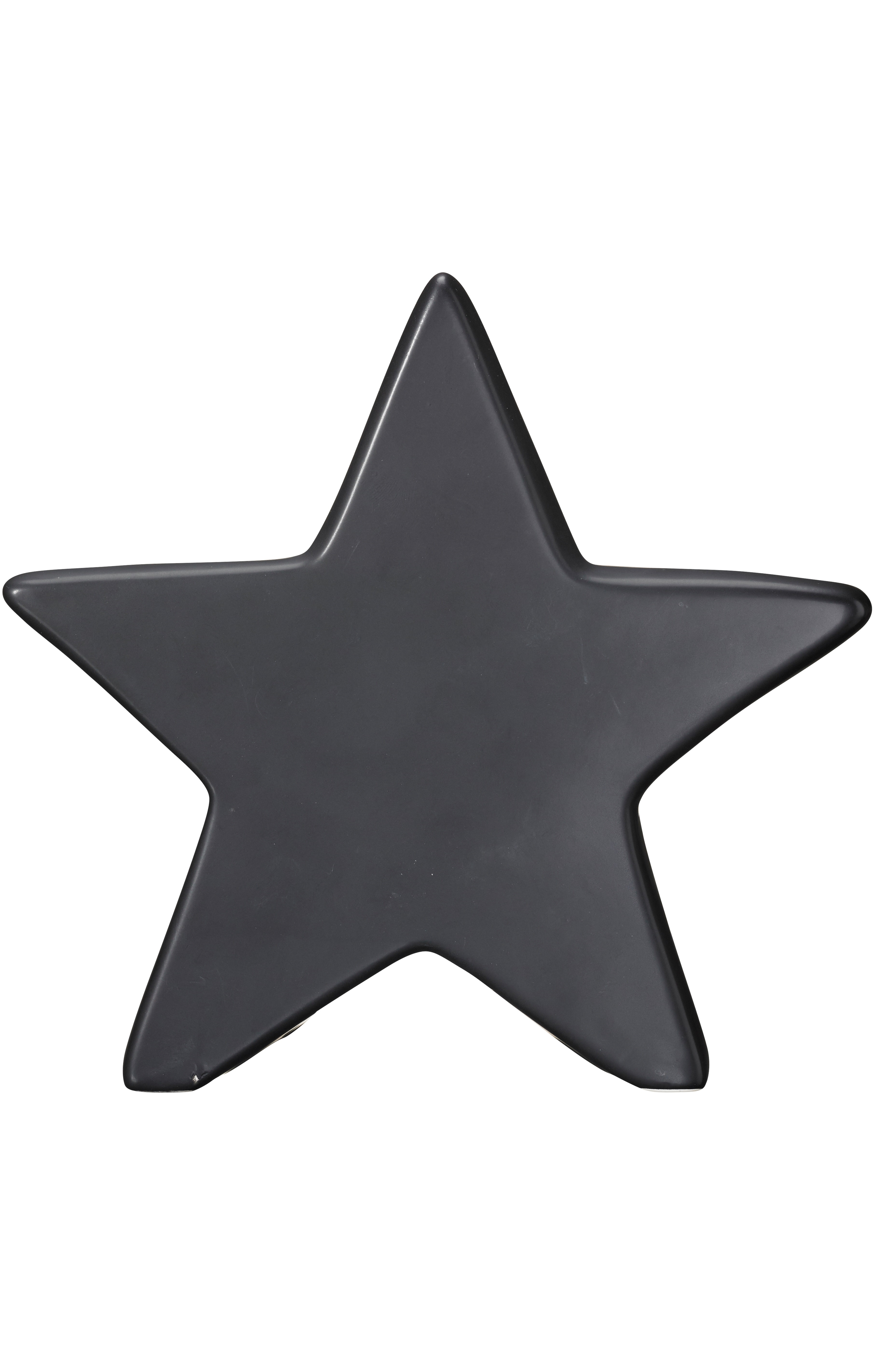 Advent star - Star - Black - Porcelain - Ø 25 cm - 5