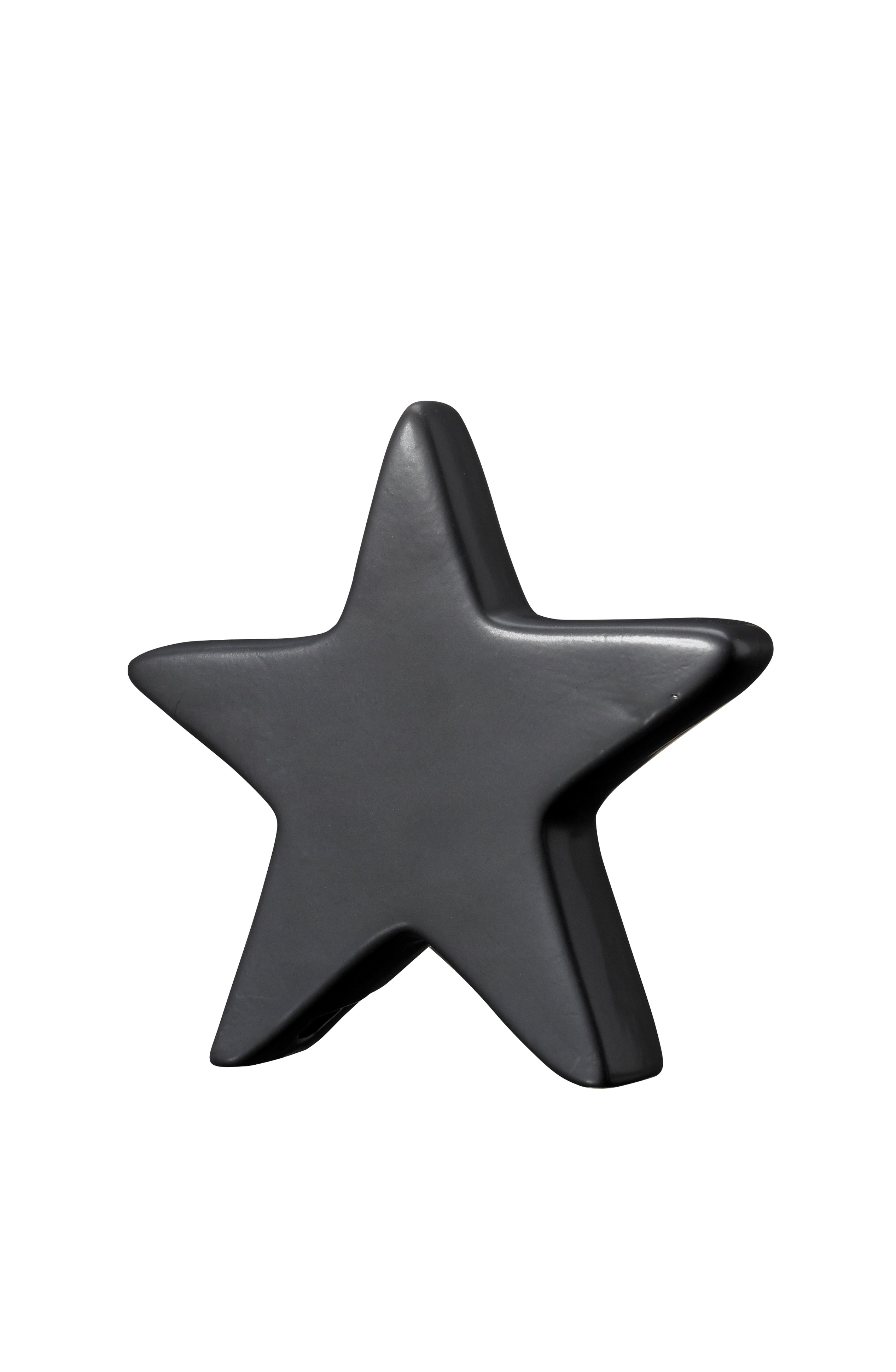 Advent star - Star - Black - Porcelain - Ø 14 cm - 5