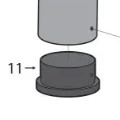 RS Zest - Nedre mast plugg