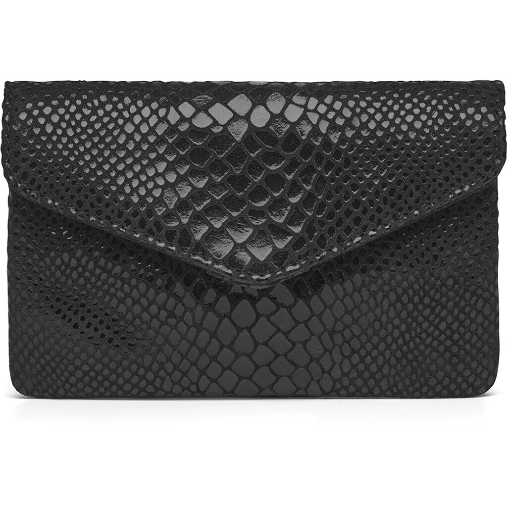 Purse/Creidt Card Holder - Black Croco - Depeche