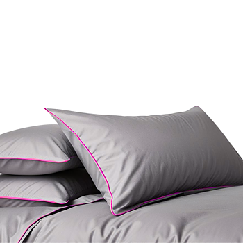 Watermill Pillowcase Gray/Gray Pink Board 50x90