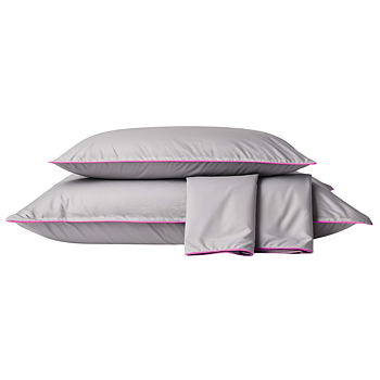 Watermill Pillowcase Gray/Gray Pink Board 50x90