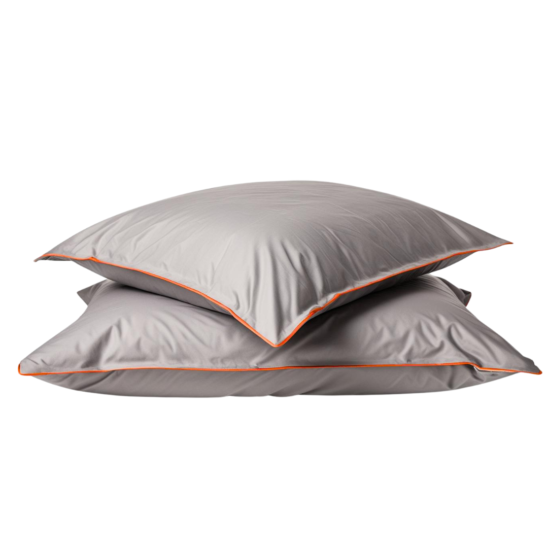 Watermill Örngott Grå/Grå Orange Board 50x60