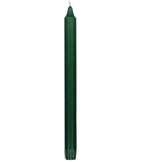 inicio Kronljus Djupgrön Stearin 28cm