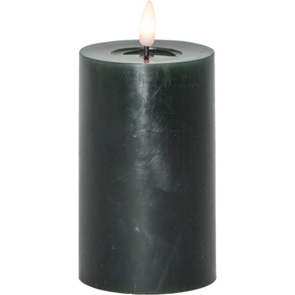 LED Blockljus Flamme Flow Grön 15 cm - 5