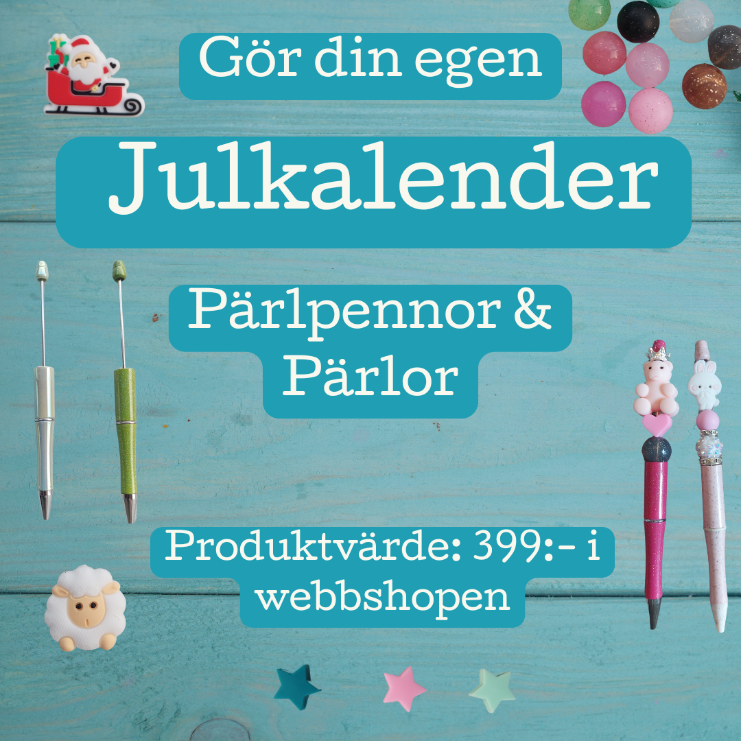 Julkalender-Pärlpenna  - Gör-Det-Själv