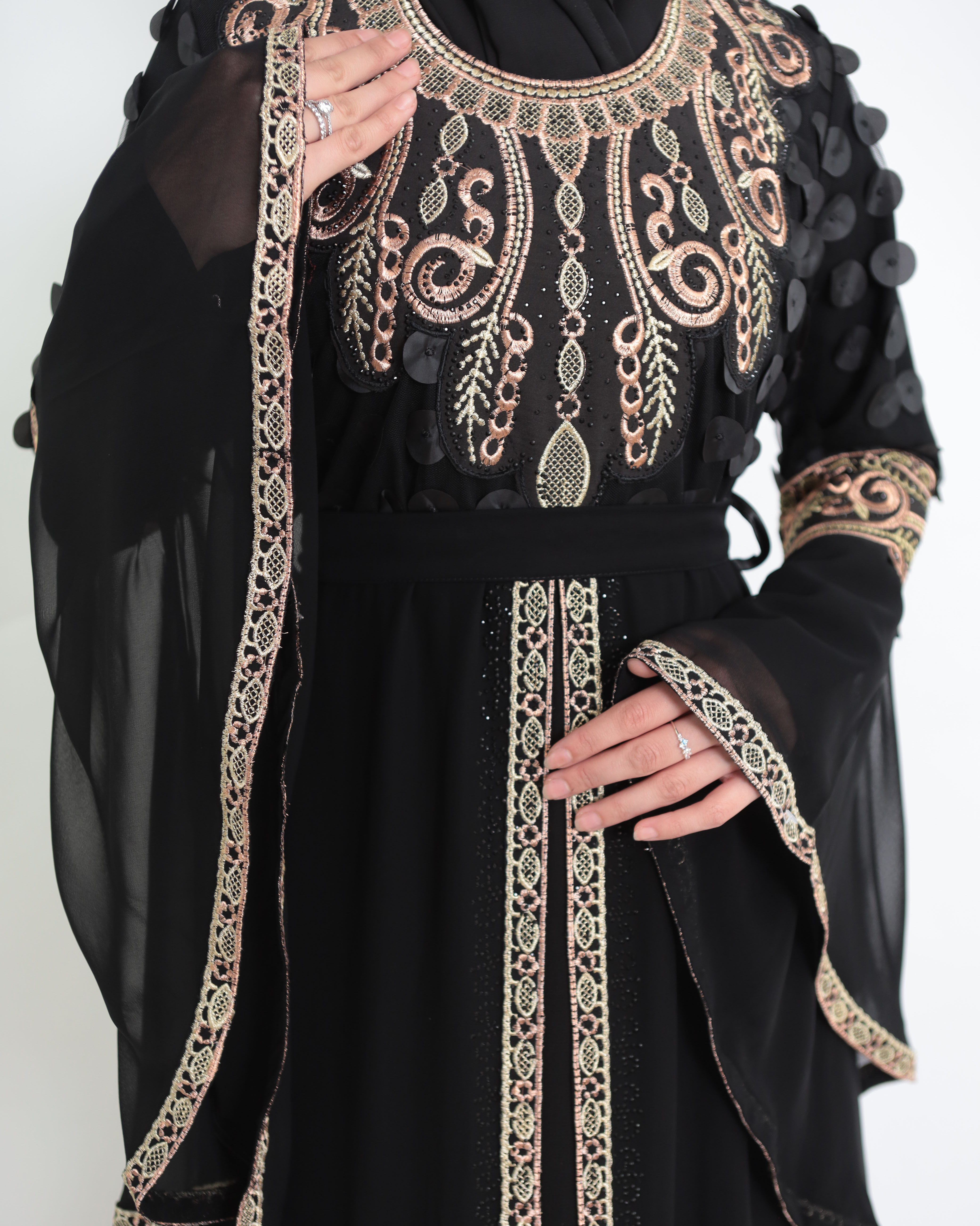 Kaftan - Black - 5