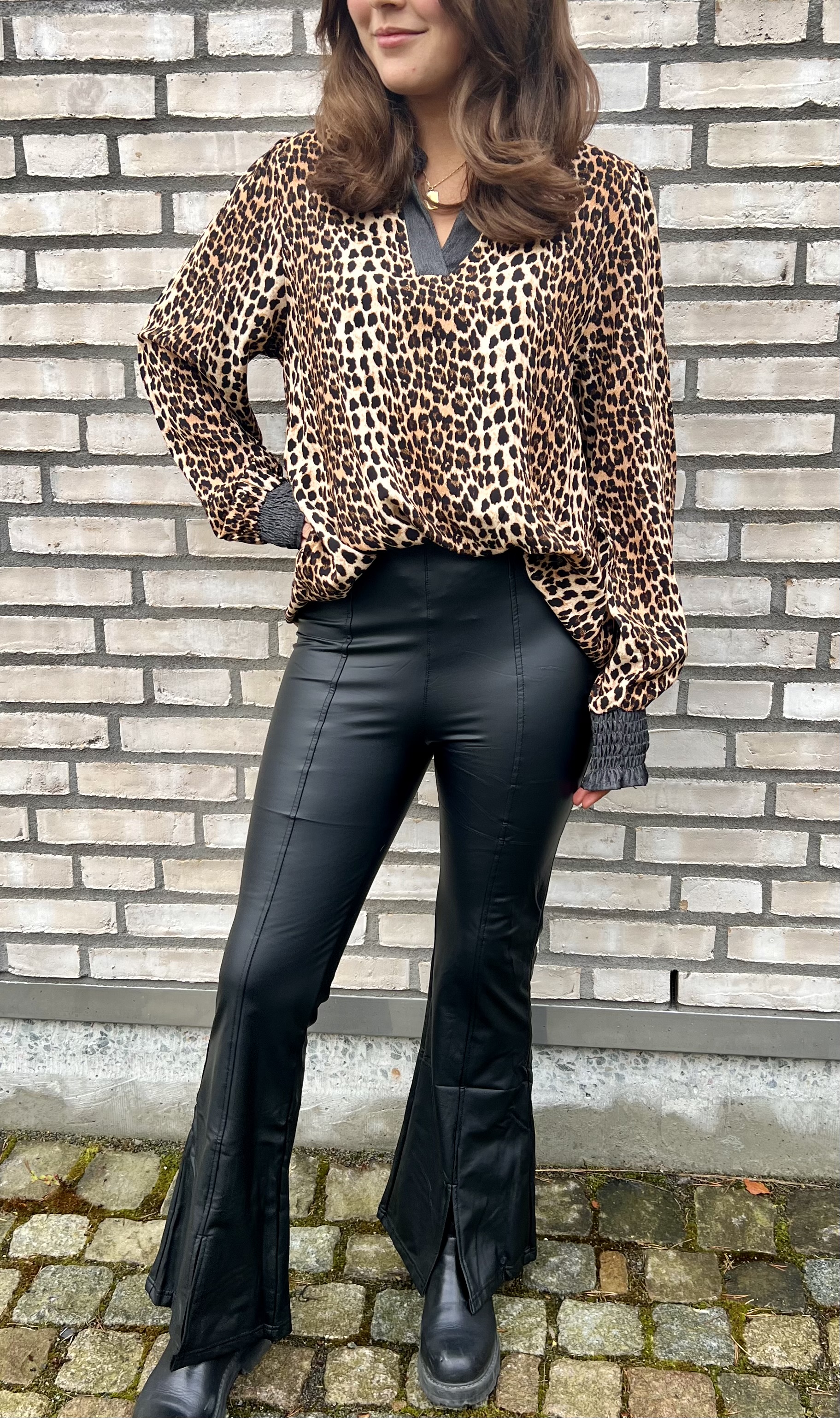 Copenhagen Luxe Faux Skinnbyxa Svart - 3