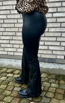 Copenhagen Luxe Faux Skinnbyxa Svart