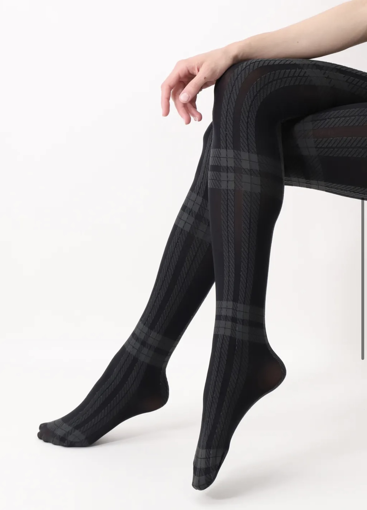 Strumpbyxor Scottish black/grey - 2