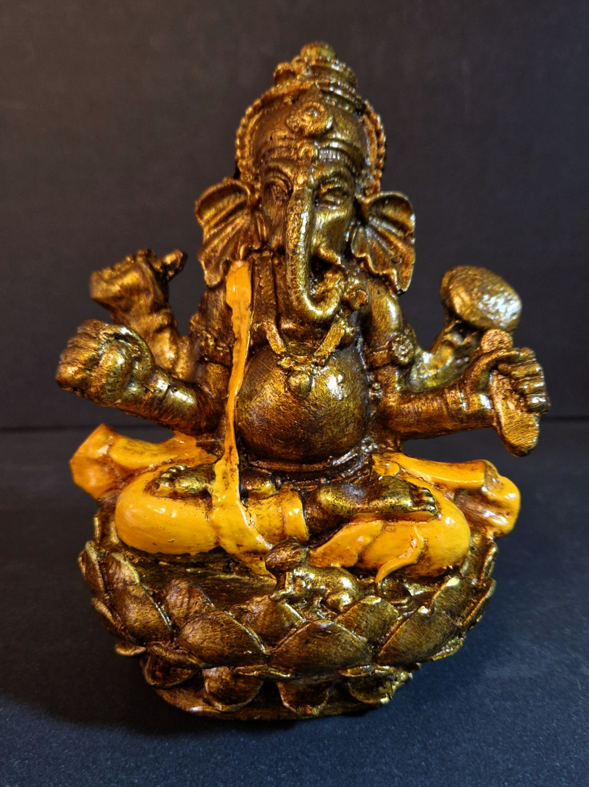 Ganesha Gurita Staty - 15 cm - 3