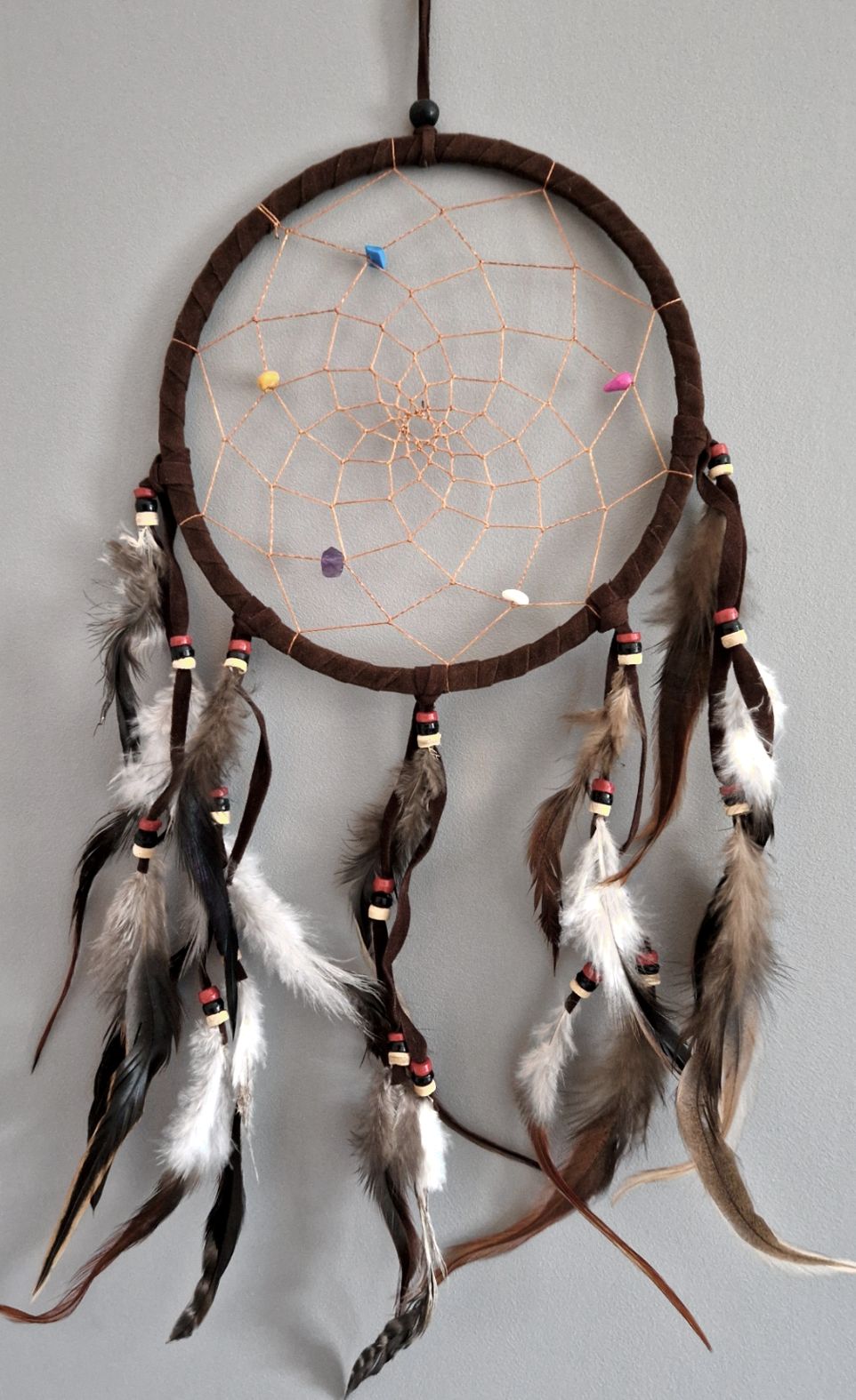 Drömfångare med Stenar - 17cm - 2