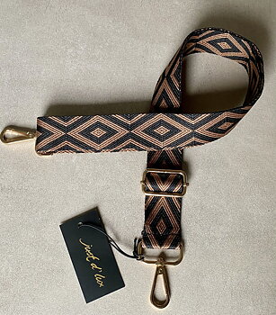Just d' Lux Bagstrap Svart
