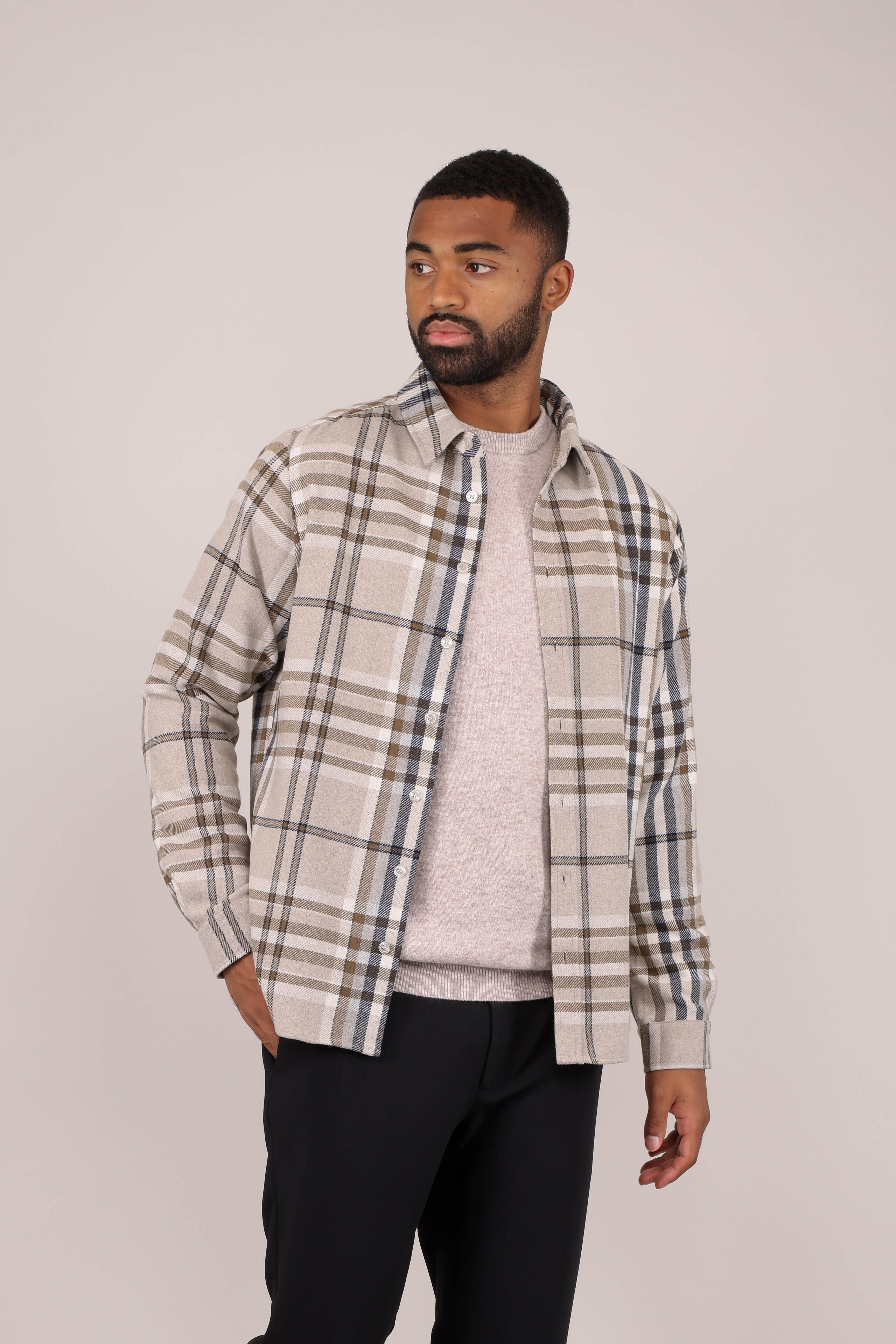 Urban Pioneers - Made Shirt - Sand Check - 2