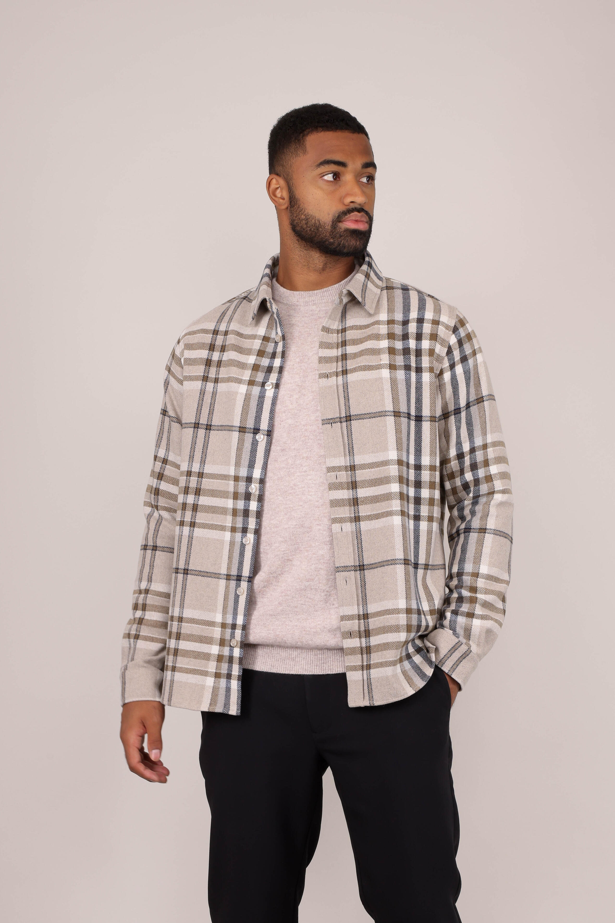 Urban Pioneers - Made Shirt - Sand Check - 3