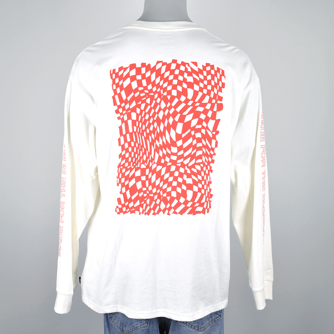 Vans - MTE Warp Check Long Sleeve Egret - 3