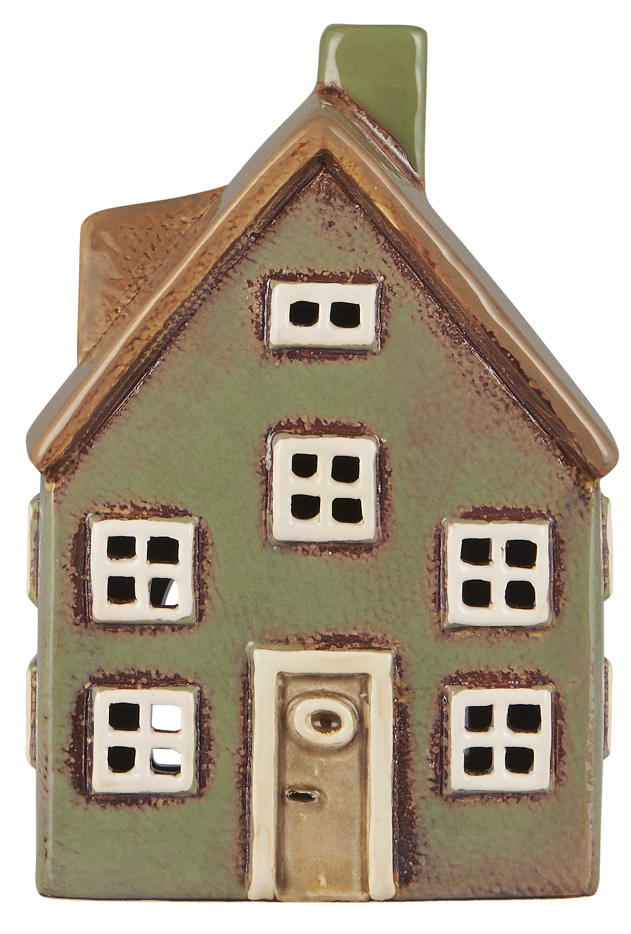 House lantern - Lantern house - Nyhavn - Green - 16.5 cm - 3