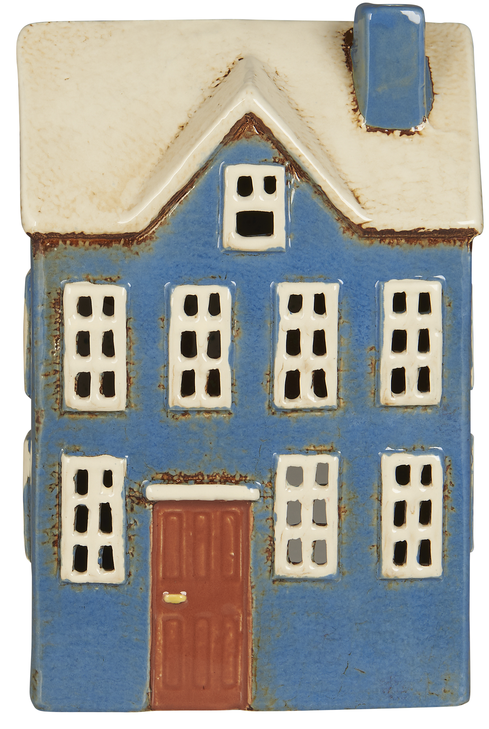 Huslykta - Lykta hus - Nyhavn - Blå - 20,5 cm - 3