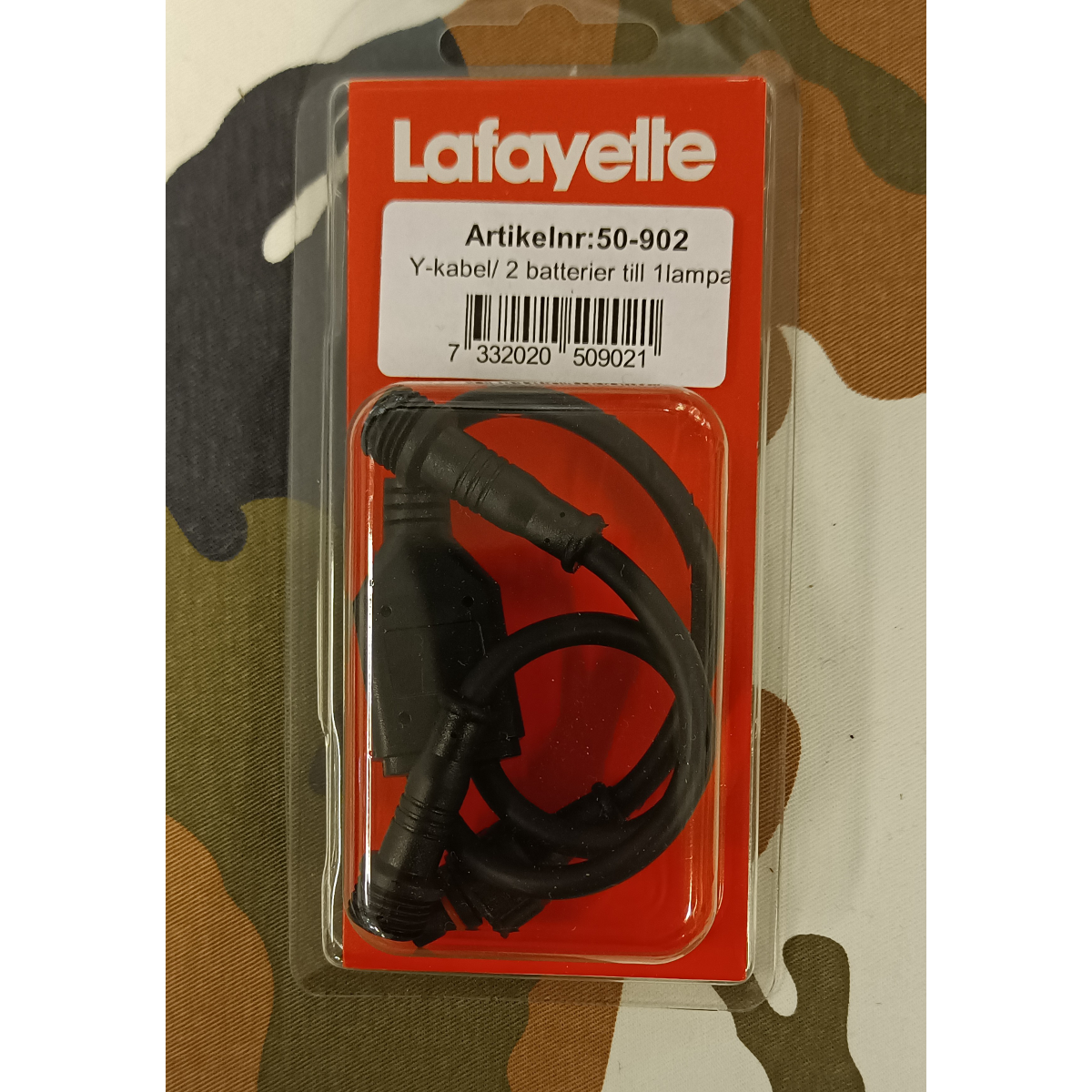 Lafayette Batterikabel 1 till 2 för BP-50 & BP-100