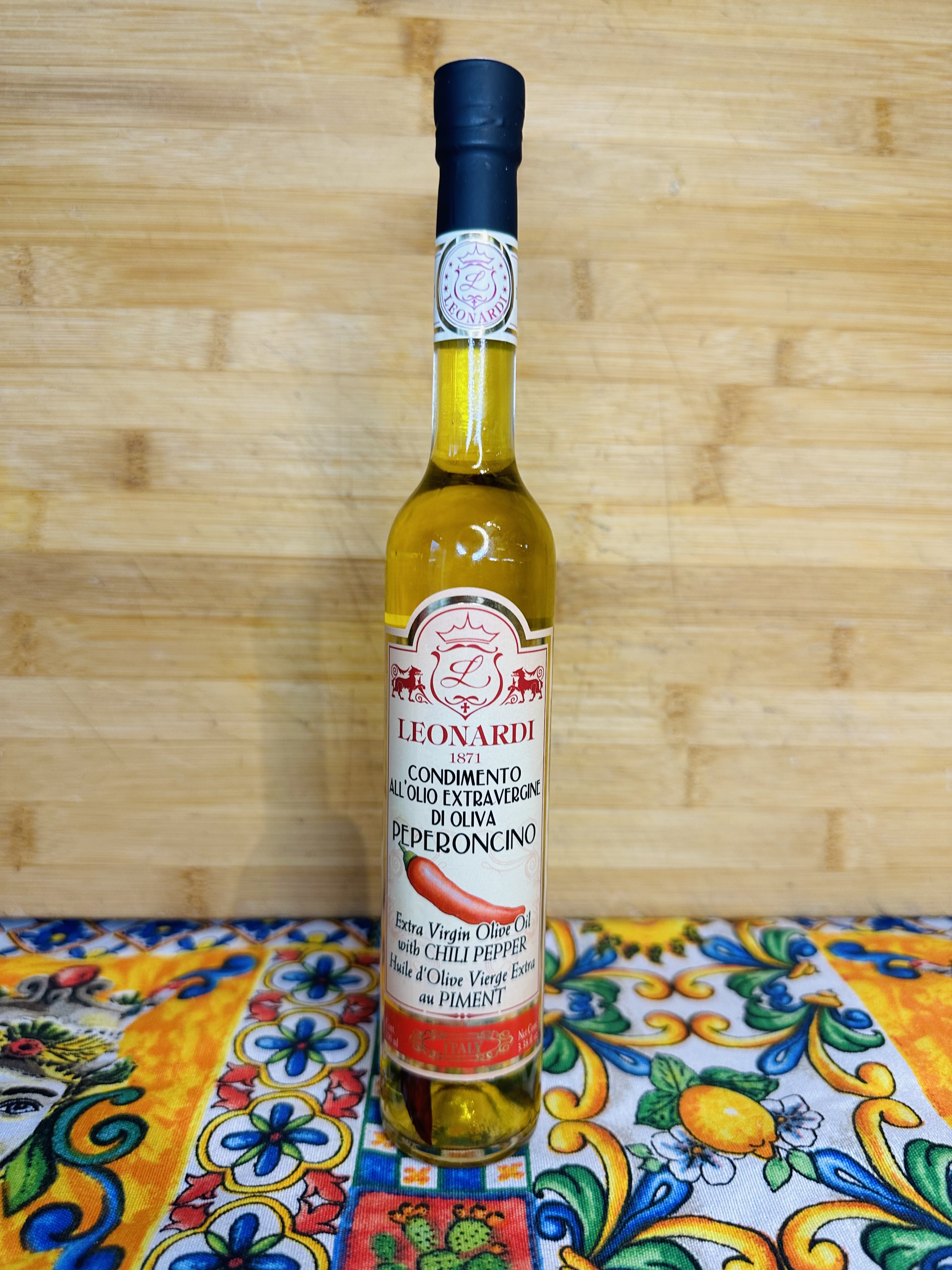 Leonardi, Olio di Oliva  Extra Vergine Peperoncino 100ml