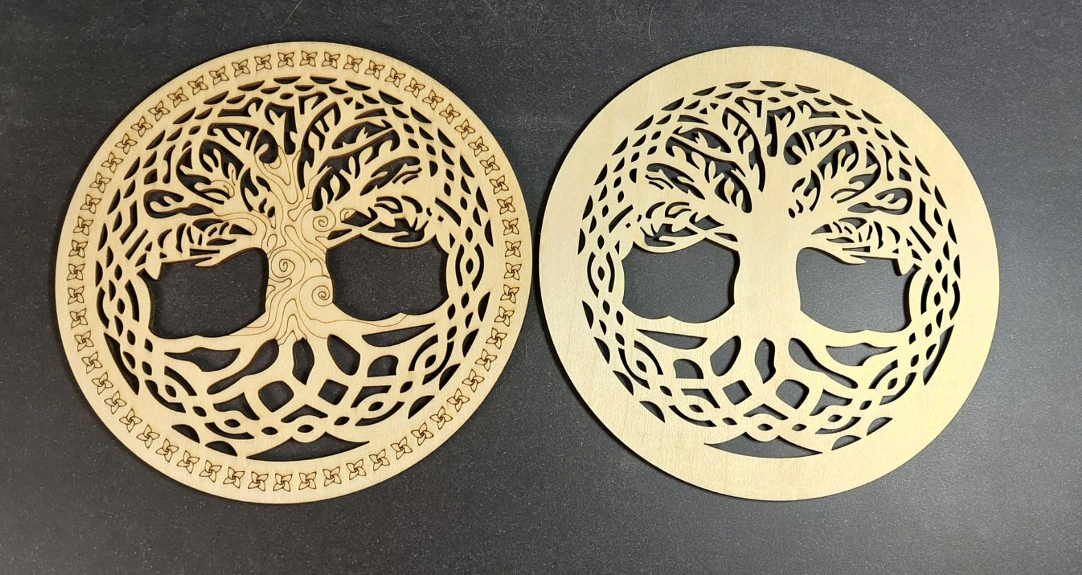 Kristallnät /Kristall Grid Platta, Yggdrasil  - 15cm