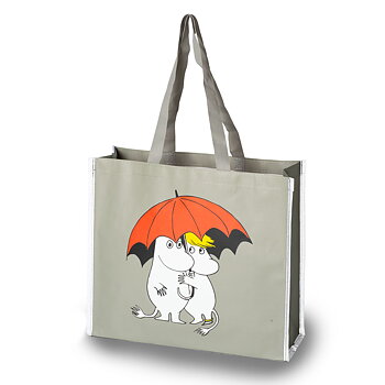 Mumin Shoppingkasse - 41x35 cm - Paraply (med reflexer på sidan) 