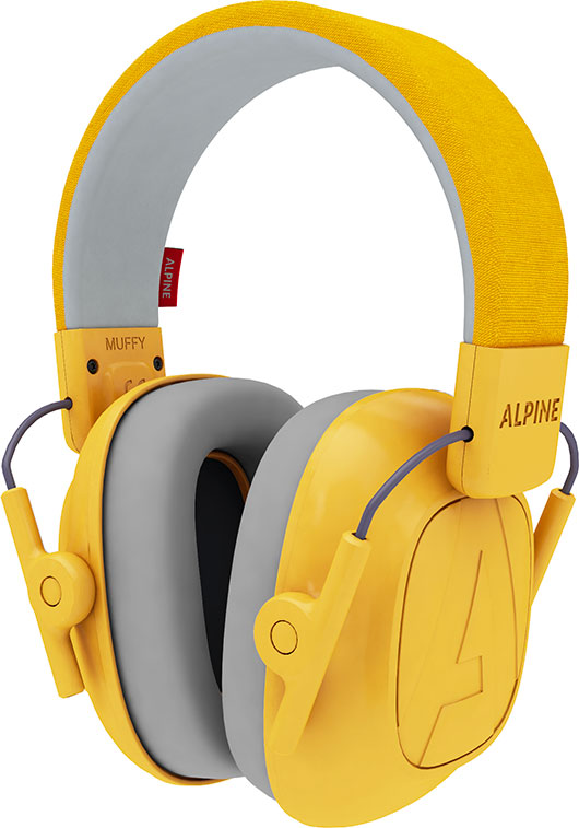 Alpine Muffy Kids - hearing protection for children yellow