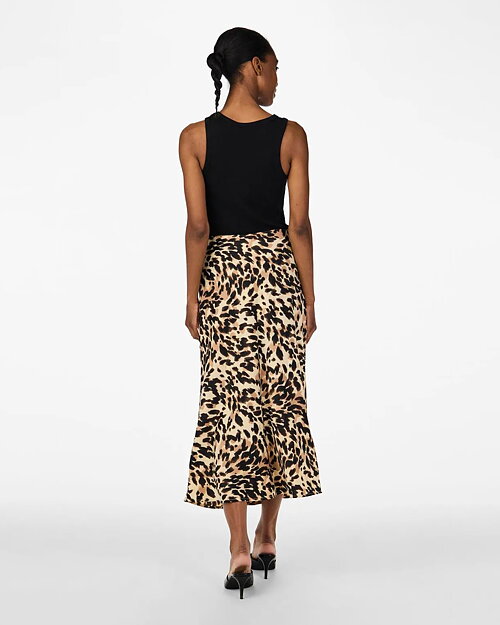Kjol Yaspella midi leopard - 2