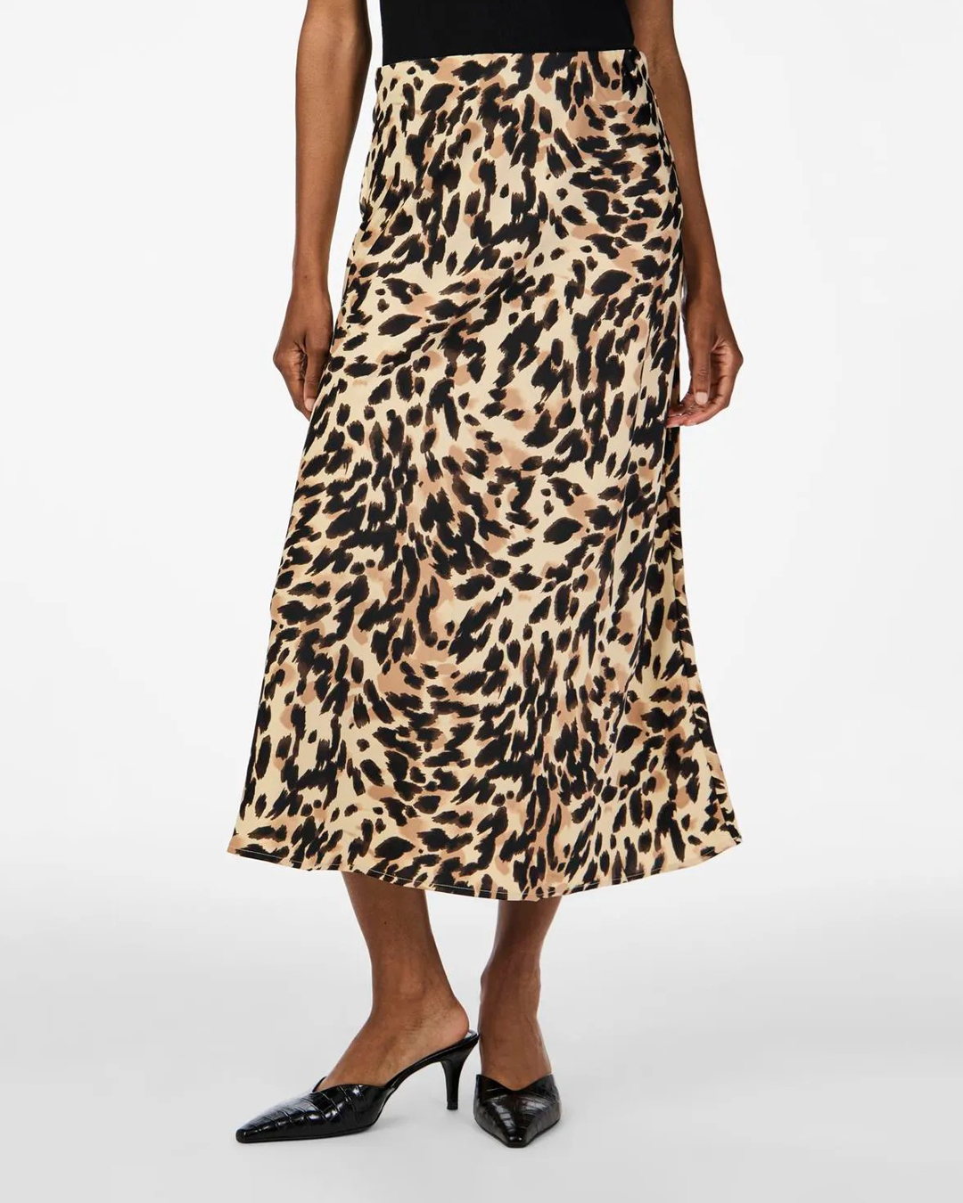 Kjol Yaspella midi leopard - 3
