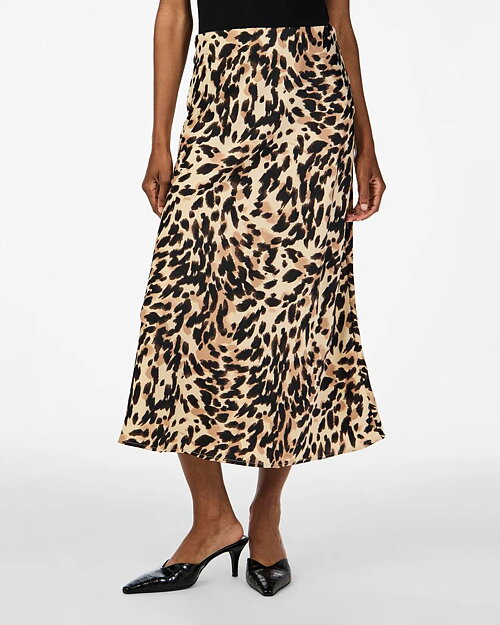 Kjol Yaspella midi leopard - 3