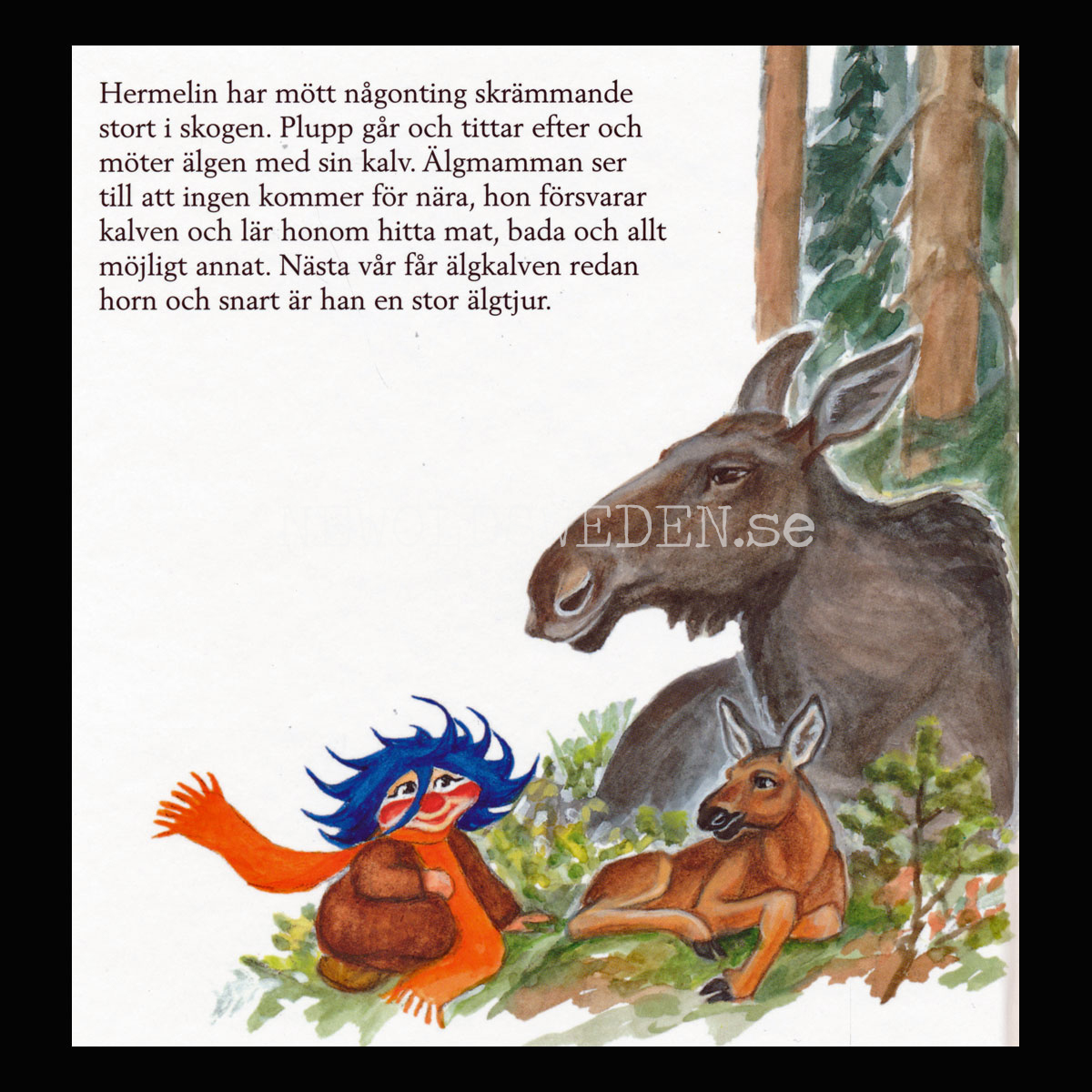 PLUPP OCH ÄLGEN - Inga Borg - H02 - 3