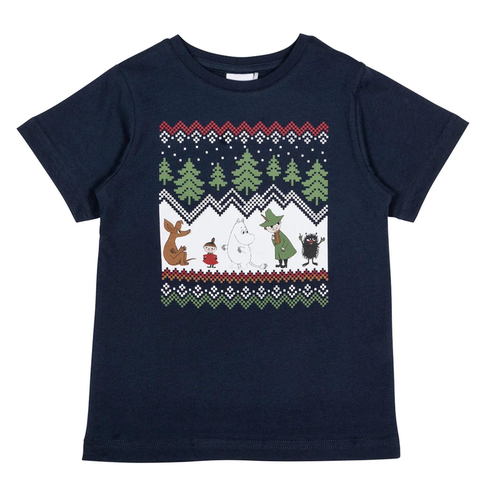 Mumin Barn T-shirt - Bergstrakt Mörkblå