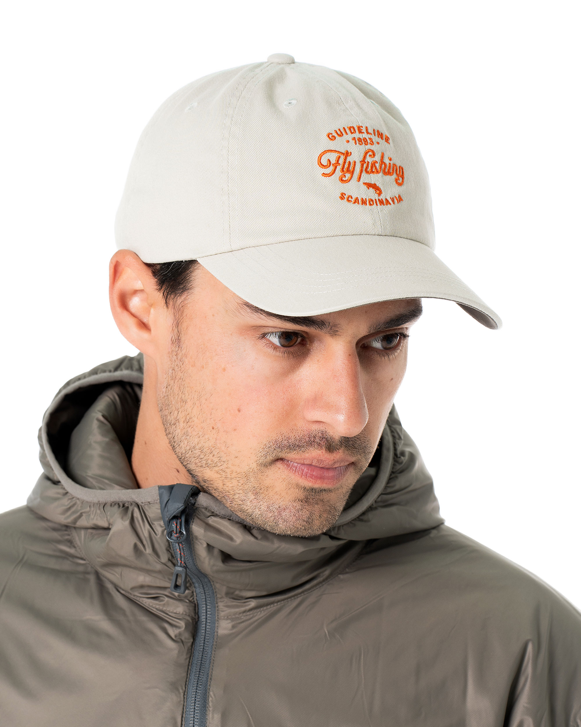 Guideline Fly Fishing Dad Cap - Bone