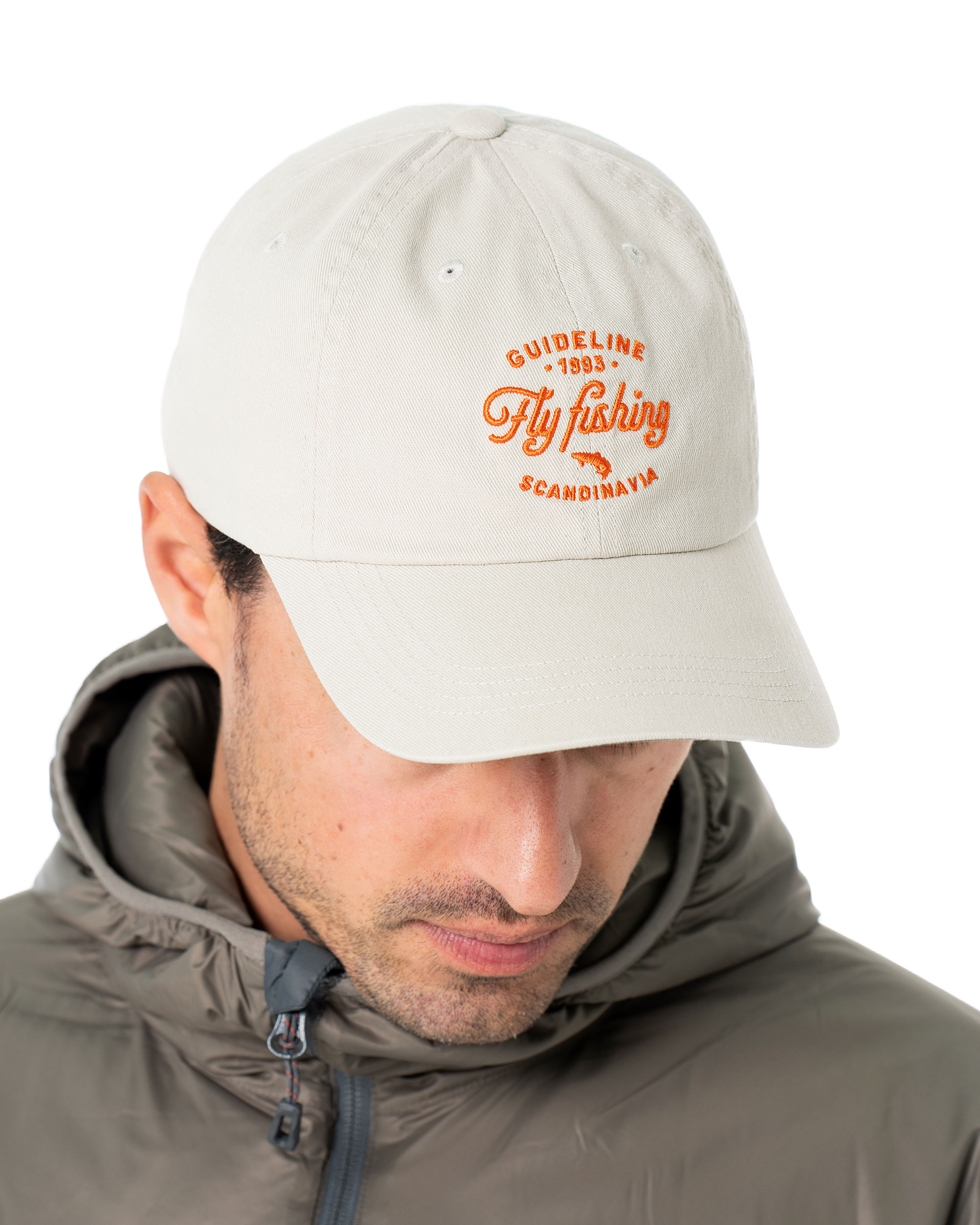 Guideline Fly Fishing Dad Cap - Bone - 3