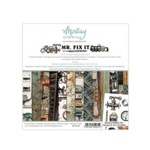 6 X 6 PAPER PAD -MR.FIX IT