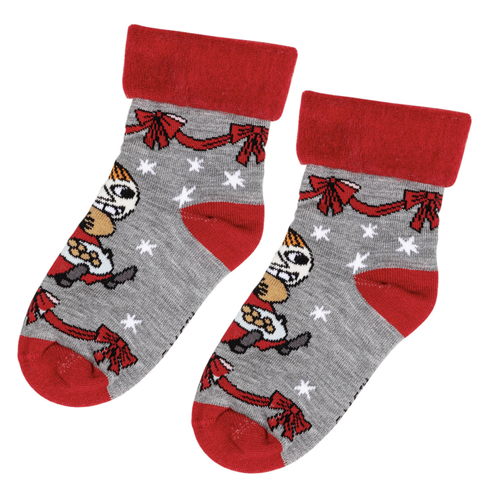 Moomin Fluffy Christmas Socks - Little My Yummy (Adult & Kids Sizes) - 3