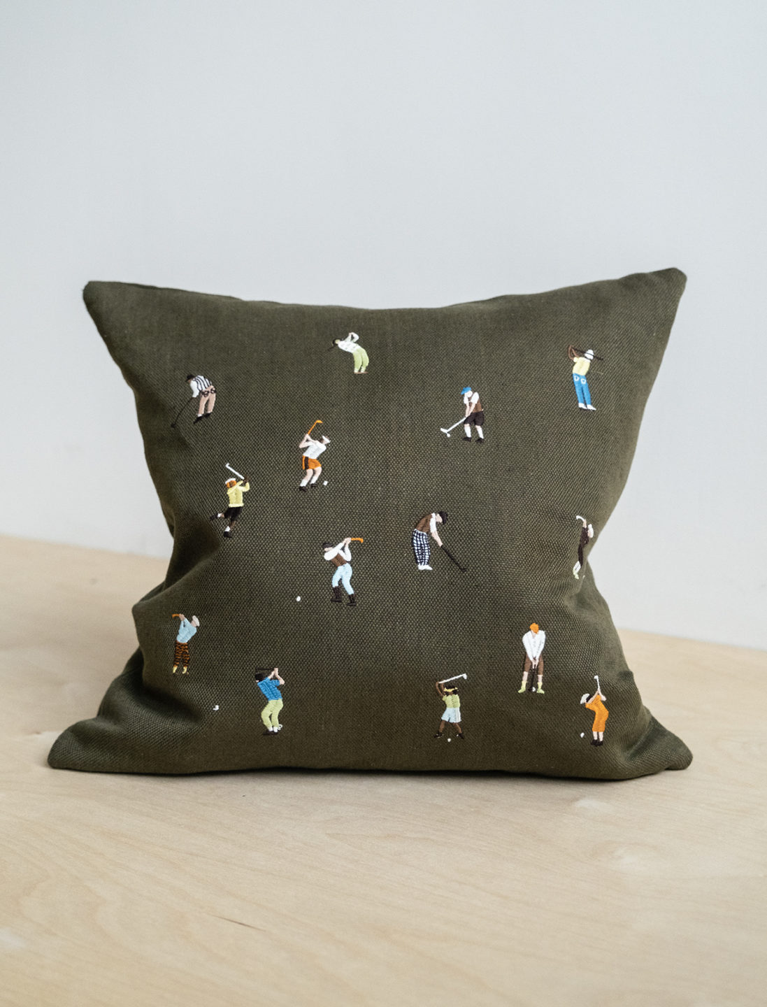 Kuddfodral Golfers 48x48 broderad, Fine Little Day