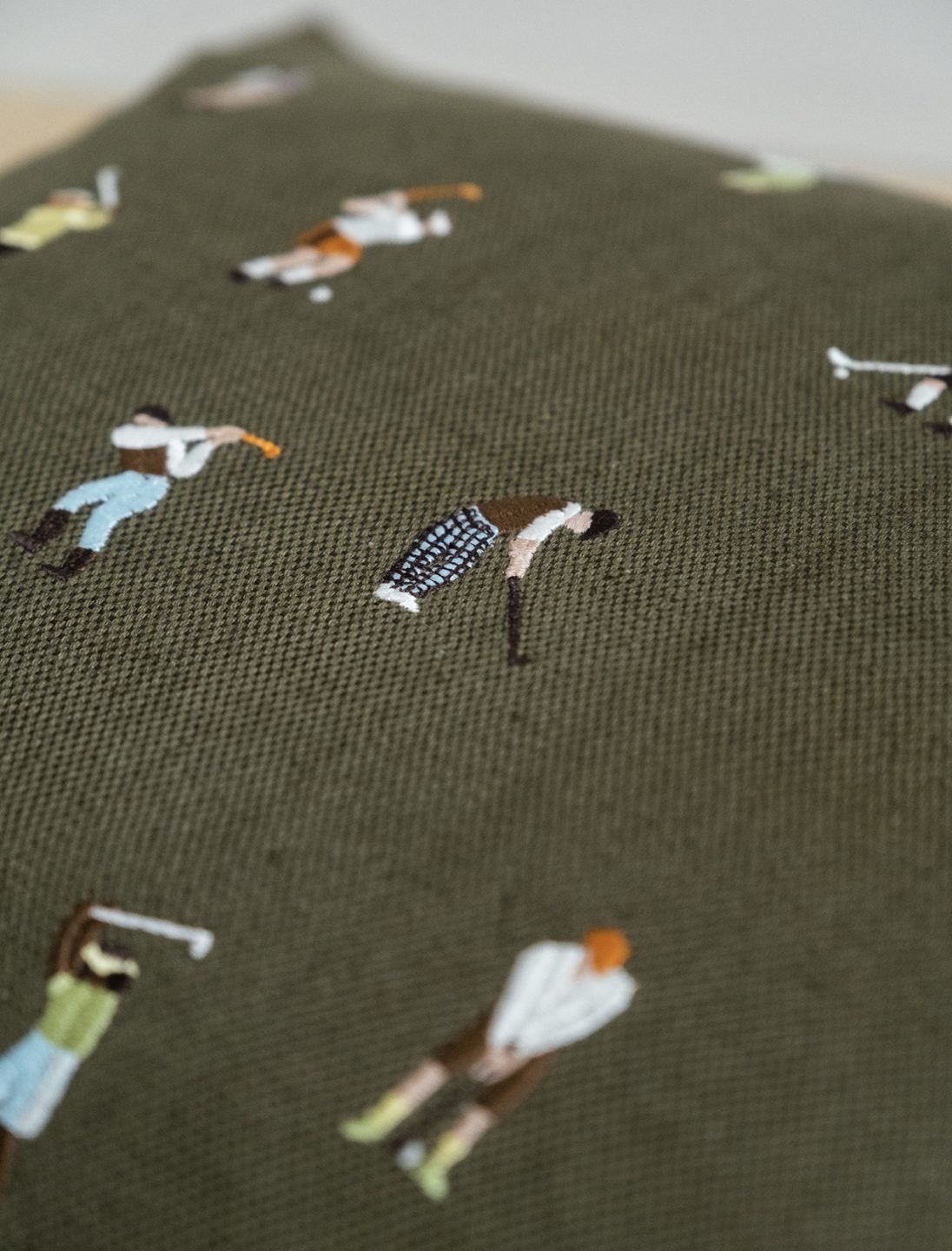 Kuddfodral Golfers 48x48 broderad, Fine Little Day - 2