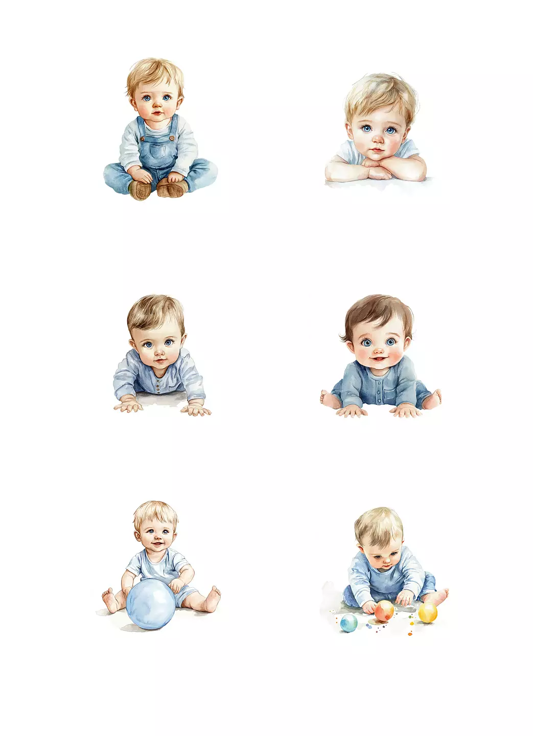 Reprint Klippark A4 0137 -Baby Boy