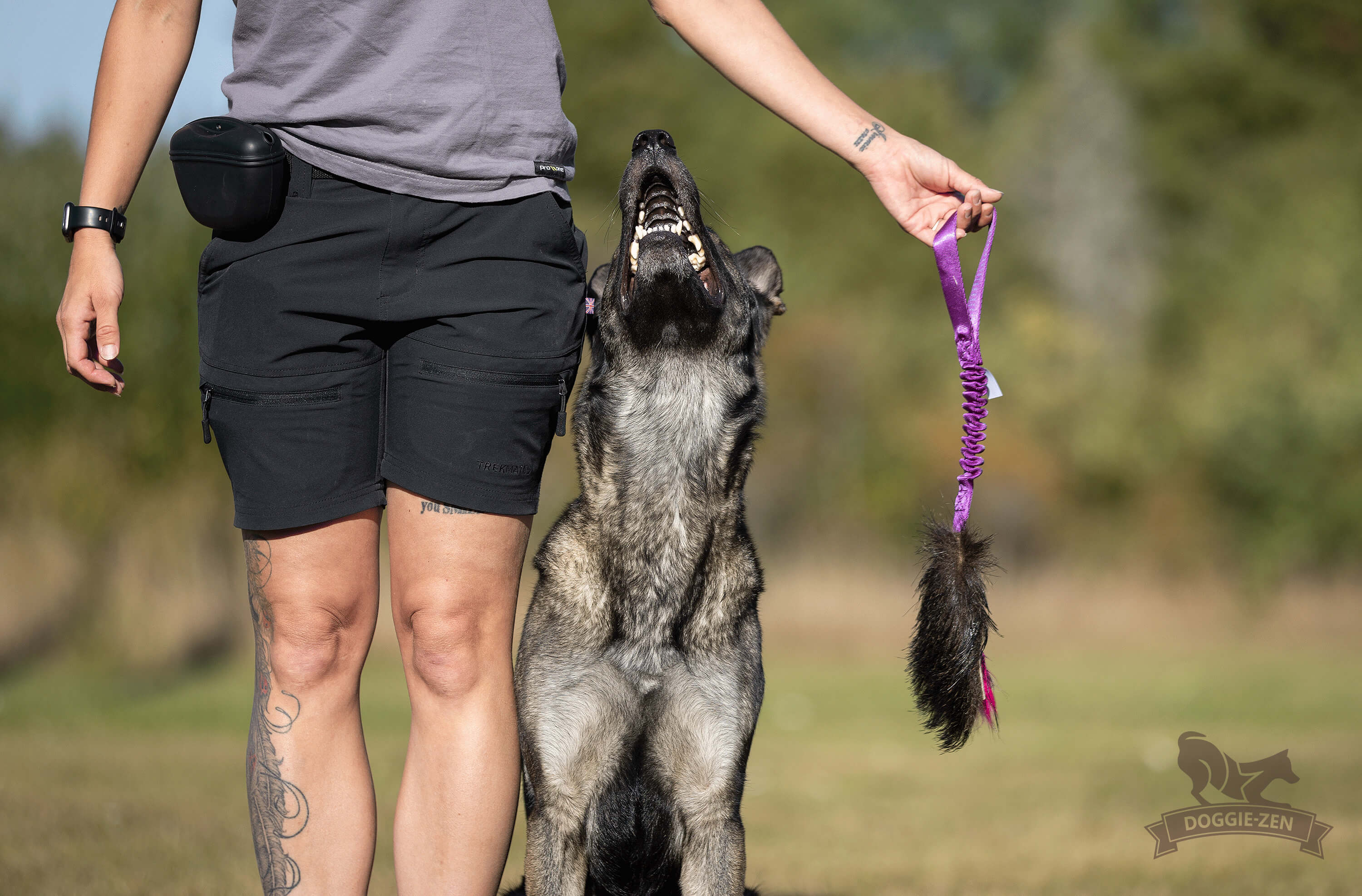Bungee Wild Boar 'n Faux Fur Tug L Open - 3