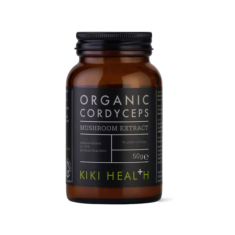 Organic Mushroom Extract Cordyceps pulver 50g Kiki Health
