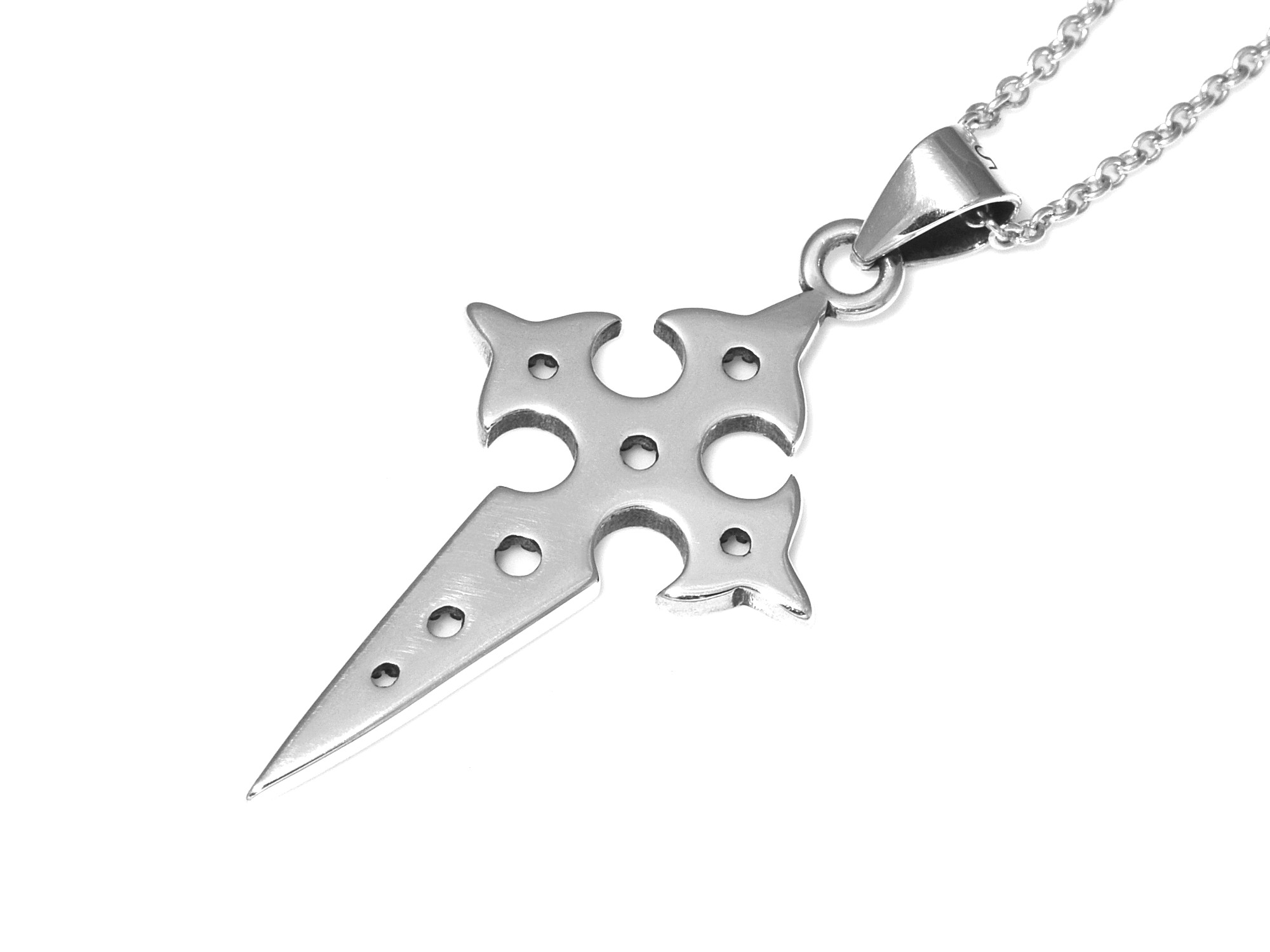 Kors Halsband i Äkta 925 Silver, Konfirmationsgåva Hänge, Konfirmation Smycke - 3