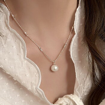 Halsband Silver Pearl