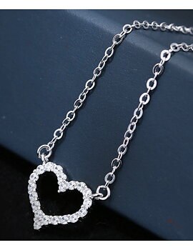 Halsband Silver Heart
