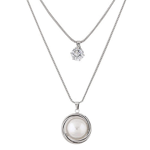 Halsband Silver Swirl - 2