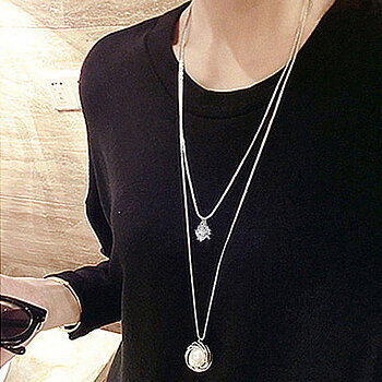 Halsband Silver Swirl